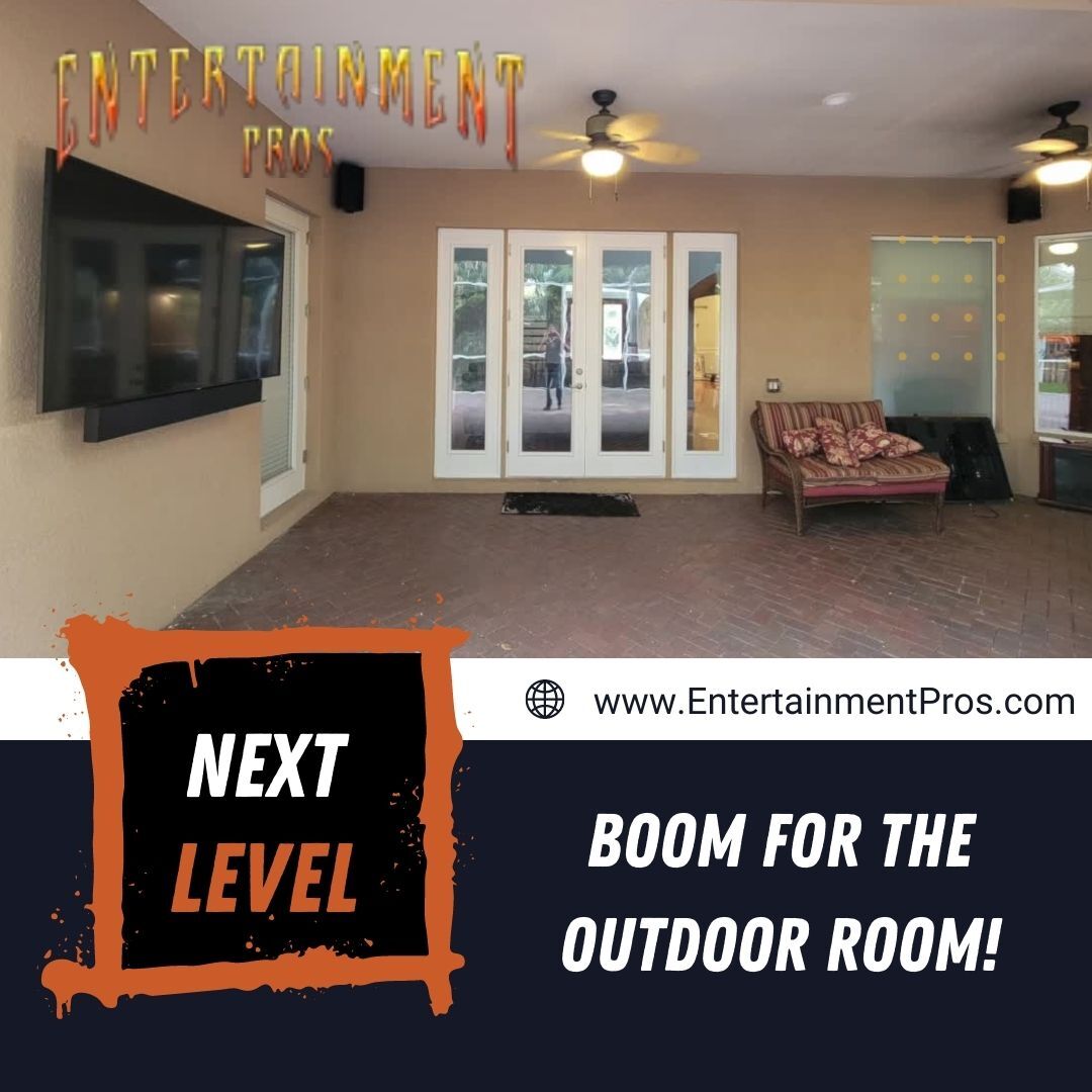 Boom For The Outdoor Room!