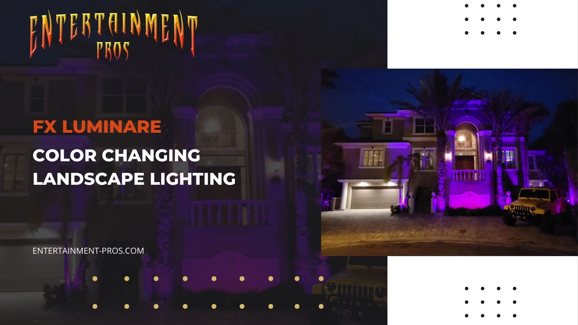 Color Changing Lighting: FX Luminaire Project in South Saint Pete