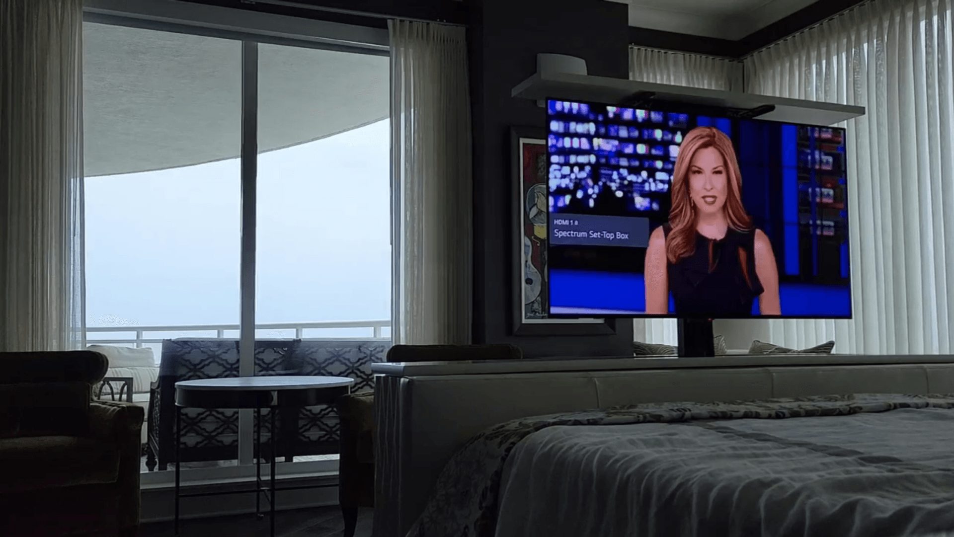 Hidden TV Lift Installation