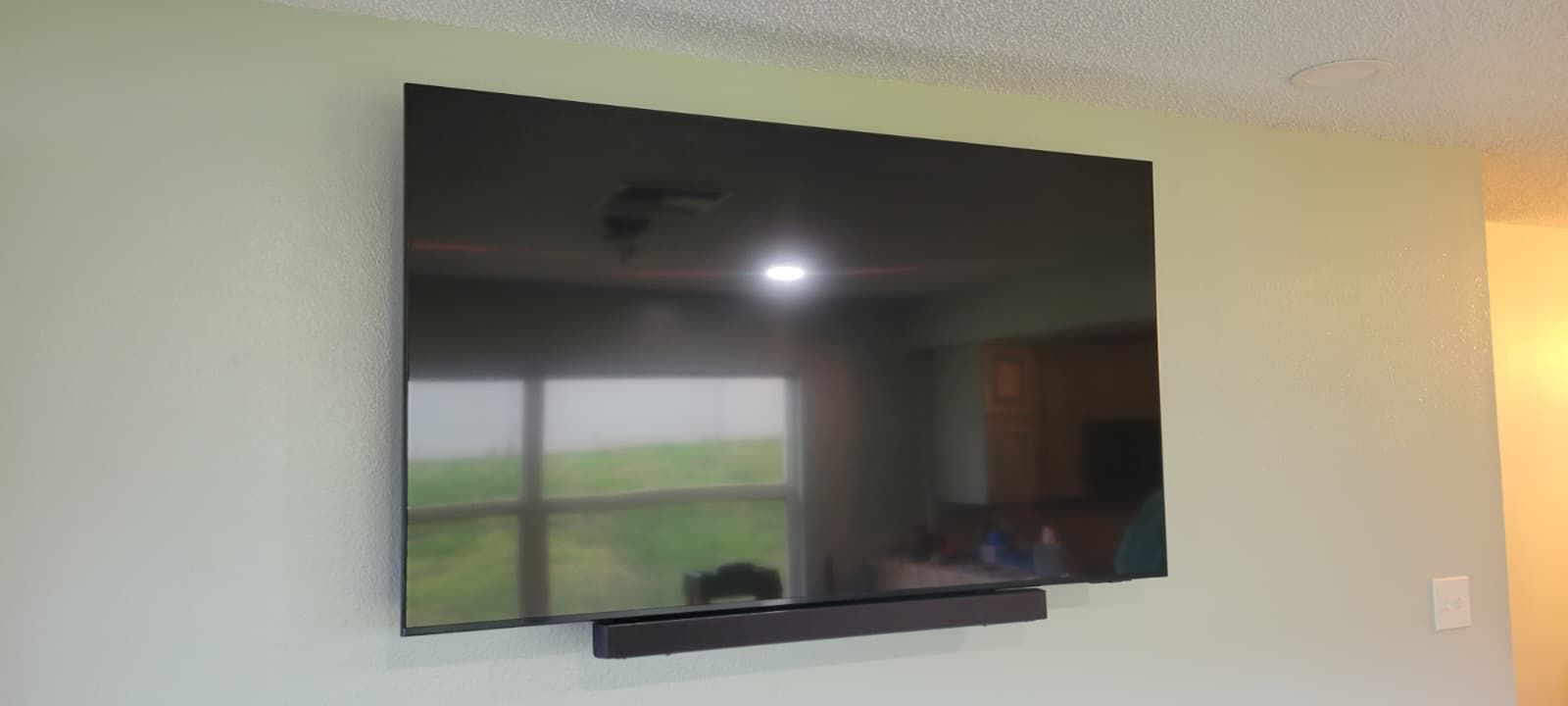 Motorized Pull-Down TV Mount Installation