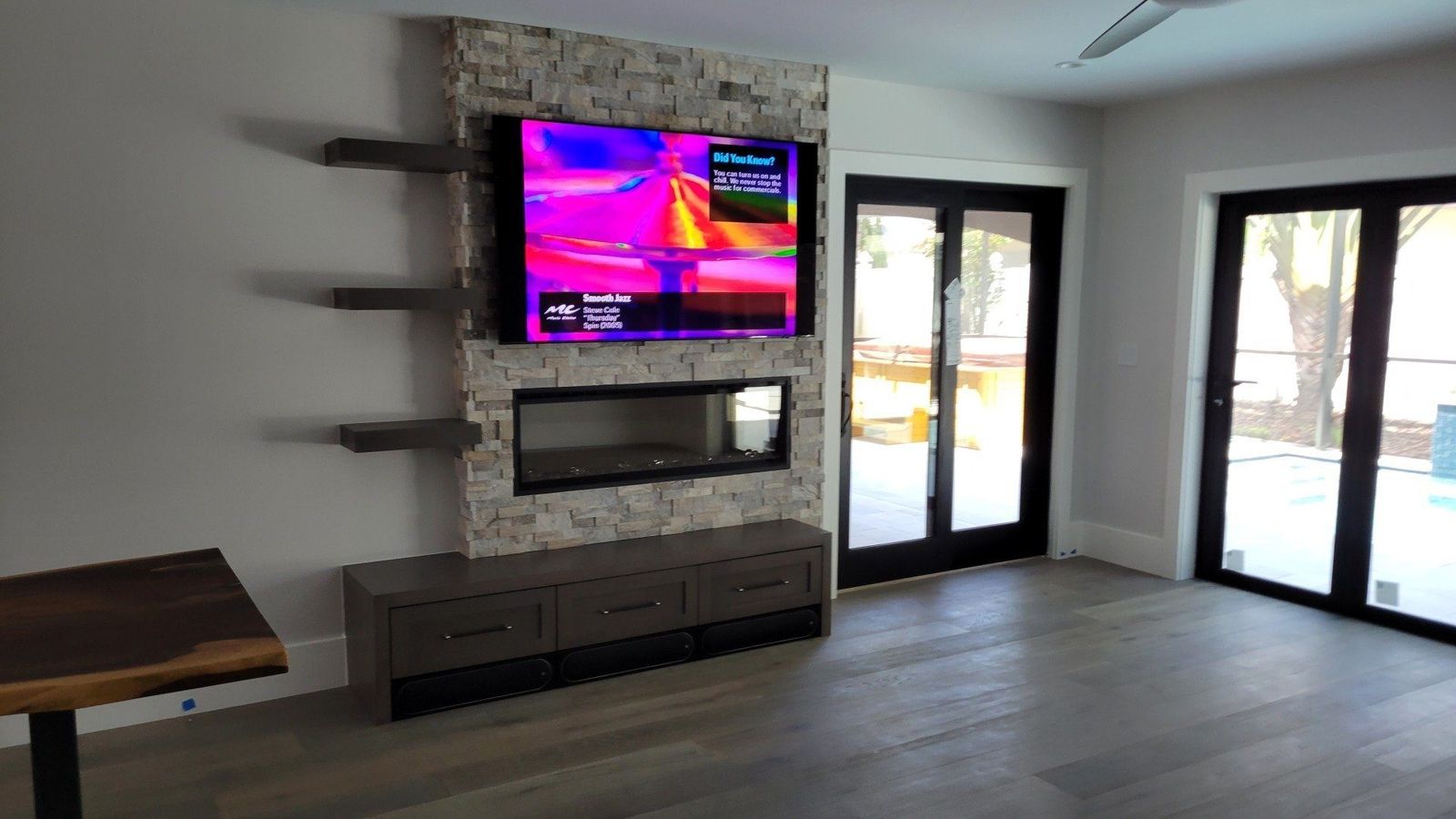 Behind The Scenes And The Walls Of This Concealed Home Theater.
