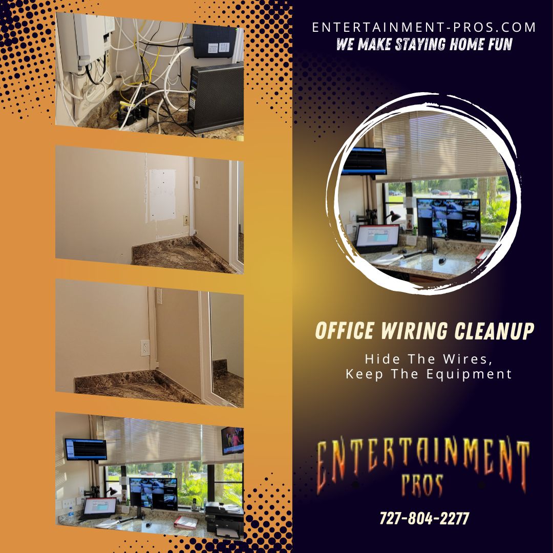 Office Wiring Cleanup | Hide The Wires, Keep The Equipment