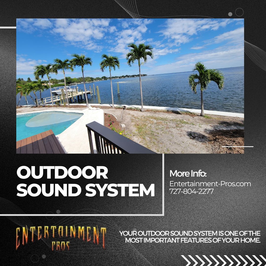 Poolside, Bayside, Barside-your outdoor sound system is one of the most important features of your home.