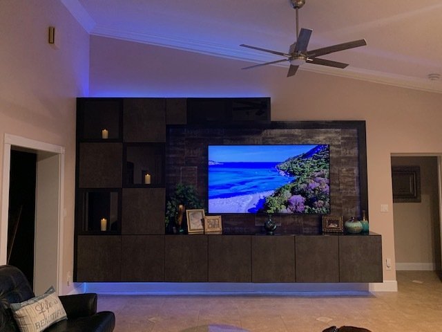 See How Entertainment Pros Can Transform Your Living Room With A Contemporary Renovation And New A/V System