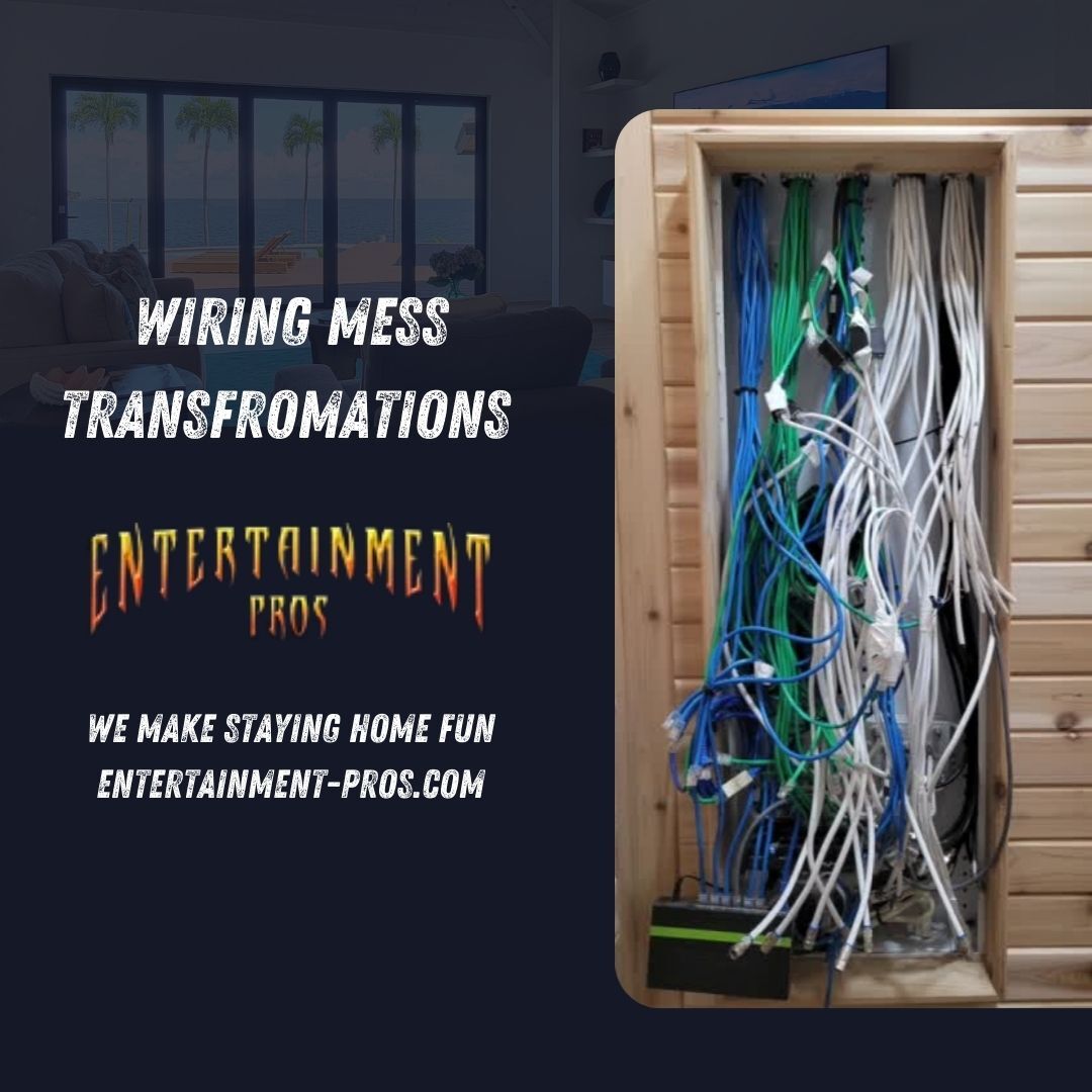 Structured Wiring Cabinet Cleanup In Ozona, Florida